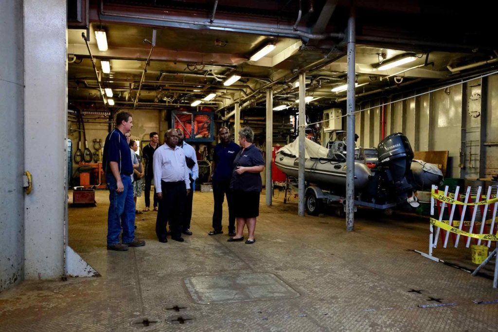 former png prime minister in cargo hall