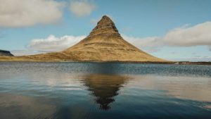 the school of ministry development banner of a mountain standing tall